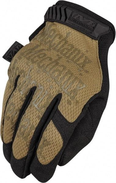 Mechanix Wear - Size L (10) Synthetic Blend General Protection Work Gloves - For General Purpose, Uncoated, Hook & Loop Cuff, Full Fingered, Coyote, Paired - A1 Tooling