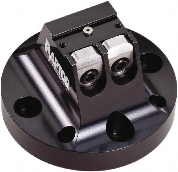 Raptor Workholding - 3/4" Jaw Width, 3" High x 4.97" Wide Dovetail Vise - For Use with 4 & 5 Axis Workholding Systems - A1 Tooling