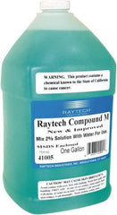 Raytech - 1 Gal Compound M Tumbling Media Additive Liquid - For Burnishing, Wet Operation - A1 Tooling