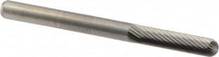 M.A. Ford - 1/8" Cut Diam, 1/8" Shank Diam, Cylinder with Radius Head Fine Cut Burr - Carbide, Radius End, 9/16" LOC, 1-1/2" OAL - A1 Tooling