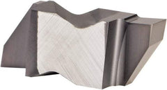 Kennametal - 4189NGP Grade KCU10, 4.8mm Cutting Width Carbide Grooving Insert - 6.35mm Max Depth of Cut, Right Hand, 0.57mm Corner Radius, AlTiN Finish - A1 Tooling