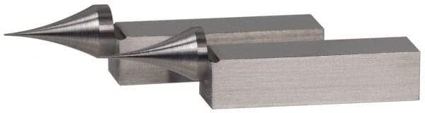 SPI - 2.05 Inch Overall Length, Gage Block Points - Concentricity +/-0.0002 Inch Accuracy, Sold As Pair, For Use with Rectangular Gage Blocks, 2 Pieces - A1 Tooling