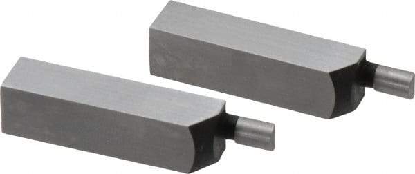 SPI - 1.58 Inch Overall Length, 0.315 Inch Jaw Thickness, 0.1 Inch Radius, Gage Block Cylindrical Jaws - Radius 0.00003 Inch, Pair 0.00004 Inch Accuracy, Sold As Pair, For Use with Rectangular Gage Blocks, 2 Pieces - A1 Tooling