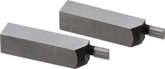 SPI - 1.58 Inch Overall Length, 0.315 Inch Jaw Thickness, 0.1 Inch Radius, Gage Block Cylindrical Jaws - Radius 0.00003 Inch, Pair 0.00004 Inch Accuracy, Sold As Pair, For Use with Rectangular Gage Blocks, 2 Pieces - A1 Tooling