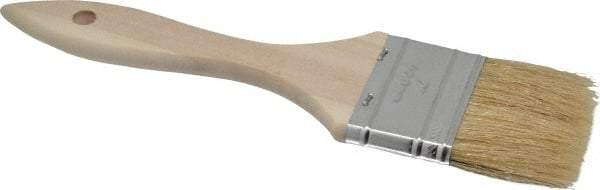 Premier Paint Roller - 1" Flat Hog Chip Brush - 1-3/4" Bristle Length, 5" Wood Dowel Handle - A1 Tooling