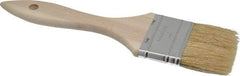 Premier Paint Roller - 2" Flat Hog Chip Brush - 1-3/4" Bristle Length, 5" Wood Dowel Handle - A1 Tooling