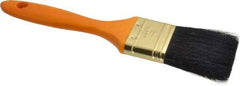 Premier Paint Roller - 2" Flat Hog Varnish Brush - 2-1/2" Bristle Length, 7" Wood Handle - A1 Tooling