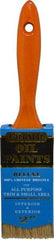 Premier Paint Roller - 2" Flat Hog Varnish Brush - 2-1/2" Bristle Length, 7" Wood Handle - A1 Tooling