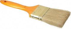 Premier Paint Roller - 2-1/2" Flat Hog Varnish Brush - 2-3/4" Bristle Length, 7" Wood Handle - A1 Tooling