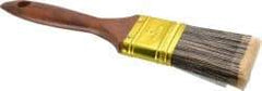 Premier Paint Roller - 2" Flat Synthetic Varnish Brush - 2-1/2" Bristle Length, 7" Wood Handle - A1 Tooling