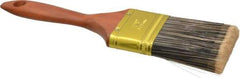 Premier Paint Roller - 2-1/2" Flat Synthetic Varnish Brush - 2-3/4" Bristle Length, 6-3/4" Wood Handle - A1 Tooling