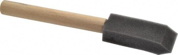 Premier Paint Roller - 1" Foam Foam Paint Brush - 2-1/2" Bristle Length, 4" Wood Handle - A1 Tooling