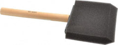 Premier Paint Roller - 3" Foam Foam Paint Brush - 2-1/2" Bristle Length, 4" Wood Handle - A1 Tooling