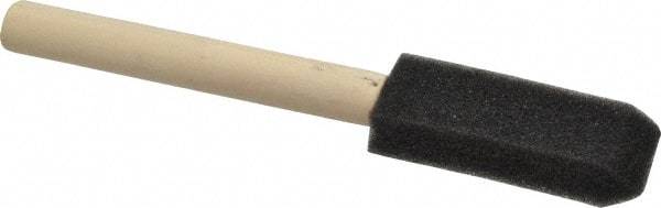 Premier Paint Roller - 1" Foam Foam Paint Brush - 2-1/2" Bristle Length, 4" Wood Handle - A1 Tooling