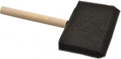 Premier Paint Roller - 4" Foam Foam Paint Brush - 2-1/2" Bristle Length, 4" Wood Handle - A1 Tooling