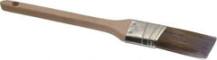 Premier Paint Roller - 1-1/2" Angled Synthetic Sash Brush - 2-1/2" Bristle Length, 9" Wood Rattail Handle - A1 Tooling