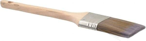 Premier Paint Roller - 2" Angled Synthetic Sash Brush - 2-3/4" Bristle Length, 9" Wood Rattail Handle - A1 Tooling