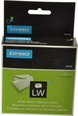 Dymo - 2" Long, White Return Address Label - For Dymo & CoStar Printers - A1 Tooling