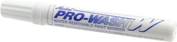 Markal - White Oil-Based Paint Marker - Fine Tip, Alcohol Base Ink - A1 Tooling