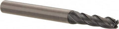 OSG - 5/32", 4 Flute, Single End, Solid Carbide, 0.03" Corner Radius End Mill - 2" OAL, 30° Helix, Right Hand Flute, 9/16" LOC, Right Hand Cut - A1 Tooling