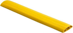 Hubbell Wiring Device-Kellems - 1 Channel, 5 Ft Long, 1-1/4" Max Compatible Cable Diam, Yellow PVC On Floor Cable Cover - 142.24mm Overall Width x 43.18mm Overall Height, 45.98mm Channel Width x 1-1/4" Channel Height - A1 Tooling