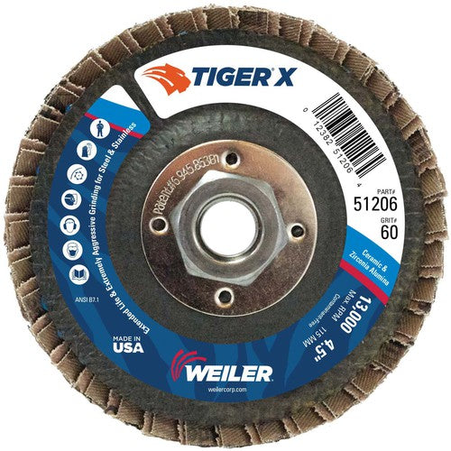 4 1/2 TIGER X FLAP DISC - A1 Tooling