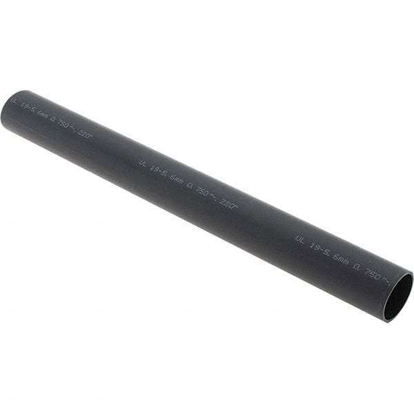 Value Collection - 8" Long Heat Shrink Electrical Tubing - Black - A1 Tooling