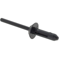 Value Collection - Nylon Multi Grip Blind Rivet - 1/16" to 11/64" Grip, 1/2" Head Diam, 1-7/8" Length Under Head, - A1 Tooling