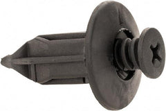 Value Collection - Black Nylon Automotive Rivets-Screw Mount - Bumper Fascia Attachment Rivet - A1 Tooling