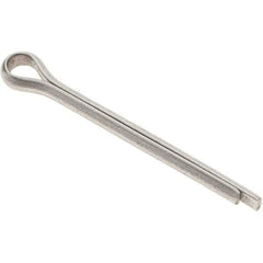 Value Collection - 3/16" Diam x 2" Long Extended Prong Cotter Pin - Grade 18-8, Uncoated, Stainless Steel - A1 Tooling