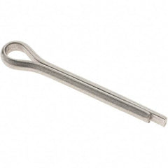 Value Collection - 3/16" Diam x 1-1/2" Long Extended Prong Cotter Pin - Grade 18-8, Uncoated, Stainless Steel - A1 Tooling