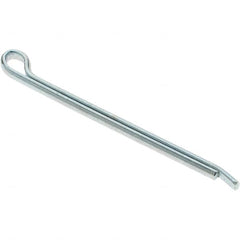 Value Collection - 7/64" Diam x 1-3/4" Long Hammerlock Cotter Pin - Grade 2, Zinc-Plated, Steel - A1 Tooling