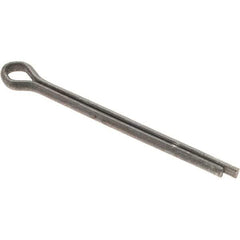 Value Collection - 5/32" Diam x 2" Long Extended Prong Cotter Pin - Grade 2, Zinc-Plated, Steel - A1 Tooling