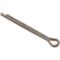 Value Collection - 5/32" Diam x 1-1/2" Long Extended Prong Cotter Pin - Grade 2, Zinc-Plated, Steel - A1 Tooling