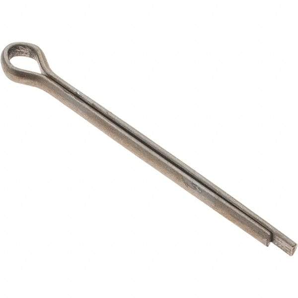 Value Collection - 7/64" Diam x 1-1/2" Long Extended Prong Cotter Pin - Grade 2, Uncoated, Steel - A1 Tooling