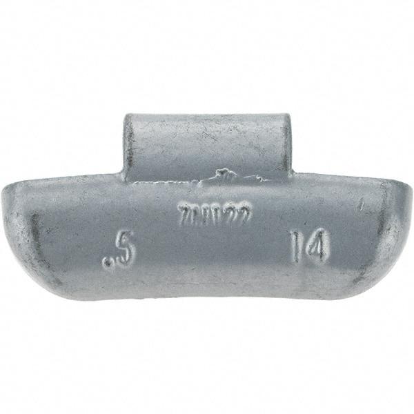 Value Collection - 0.5 oz LH Wheel Weight - Zinc, For Use with Automotive & Light Trucks - A1 Tooling