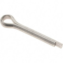 Value Collection - 1/4" Diam x 1-1/2" Long Extended Prong Cotter Pin - Grade 18-8, Uncoated, Stainless Steel - A1 Tooling