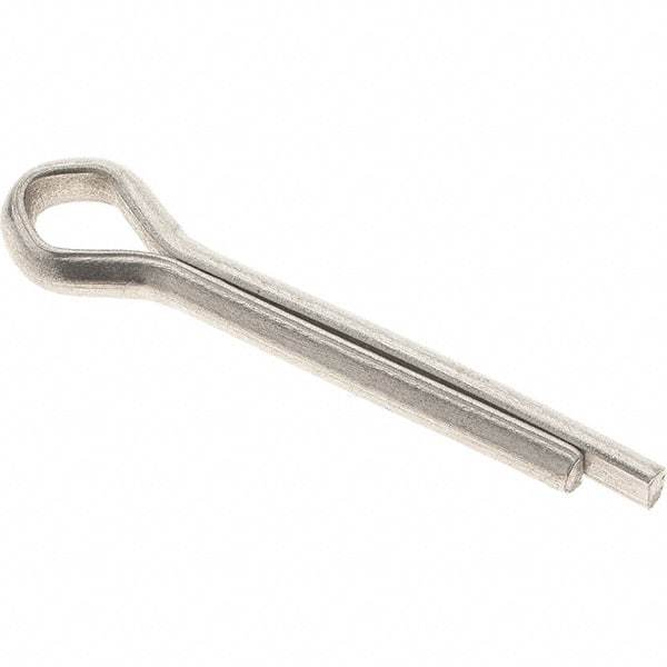 Value Collection - 5/32" Diam x 1" Long Extended Prong Cotter Pin - Grade 18-8, Uncoated, Stainless Steel - A1 Tooling