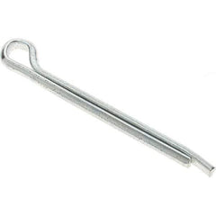 Value Collection - 3/8" Diam x 4" Long Hammerlock Cotter Pin - Grade 2, Zinc-Plated, Steel - A1 Tooling