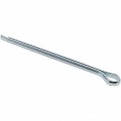 Value Collection - 7/64" Diam x 2" Long Hammerlock Cotter Pin - Grade 2, Zinc-Plated, Steel - A1 Tooling