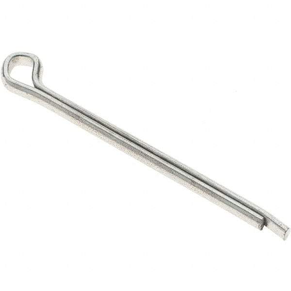 Value Collection - 7/64" Diam x 1-3/4" Long Hammerlock Cotter Pin - Grade 2, Zinc-Plated, Steel - A1 Tooling