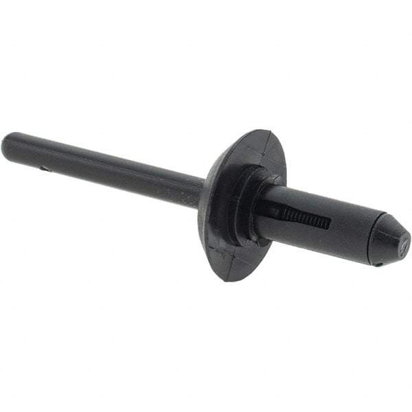 Made in USA - Large Flange Head Nylon Multi Grip Blind Rivet - 18mm Head Diam, - A1 Tooling