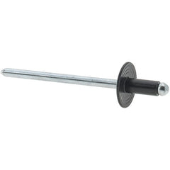 Value Collection - Steel Peel Blind Rivet - Steel Mandrel, 1/8" to 3/16" Grip, - A1 Tooling