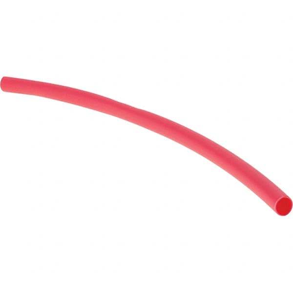 Value Collection - 6" Long Heat Shrink Electrical Tubing - Red - A1 Tooling