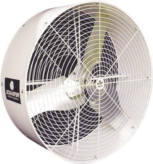 Schaefer Ventilation Equipment - 36" Blade, 1/2 hp, 11,400 CFM, Industrial Circulation Fan - Ceiling Mount, 1 Speed - A1 Tooling