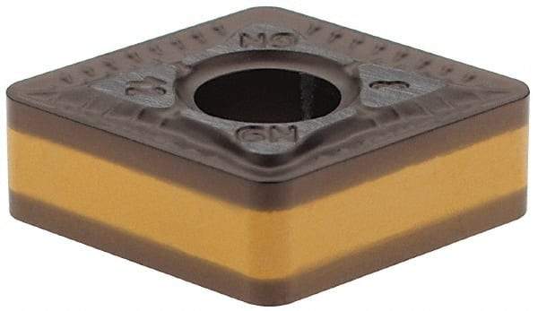 Iscar - CNMG433 GN Grade IC8250 Carbide Turning Insert - TiCN/Al2O3 Finish, 80° Diamond, 1/2" Inscr Circle, 3/16" Thick, 3/64" Corner Radius - A1 Tooling