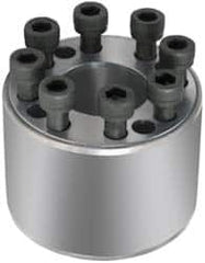 Climax Metal Products - M6 Thread, 1-3/8" Bore Diam, 2.362" OD, Shaft Locking Device - 7 Screws, 17,542 Lb Axial Load, 2.362" OAW, 1.732" Thrust Ring Width - A1 Tooling