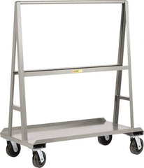 Little Giant - 2,000 Lb Capacity Steel Panel Truck - Steel Deck, 60" OAW, 0" Platform Length, Phenolic Casters - A1 Tooling