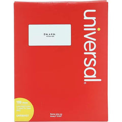 UNIVERSAL - 4" Long, White Paper Laser Label - For Inkjet Printers, Laser Printers - A1 Tooling