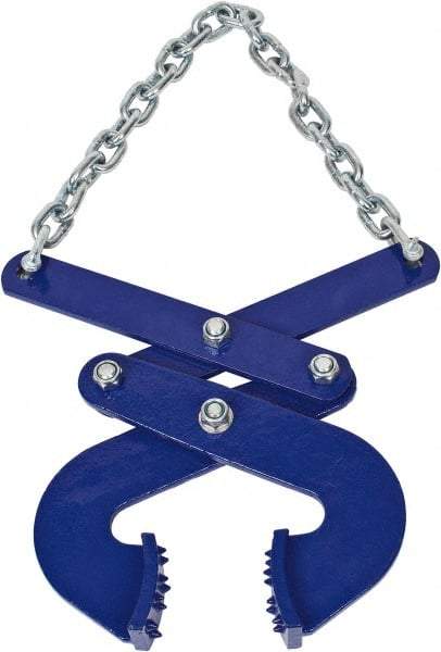 Value Collection - Low Profile Pallet Puller - 4-1/2 Inch Jaw Opening, 1-3/4 Inch Jaw Height, 30 Inch Long Chain, 2,000 Lbs. Load Limit - A1 Tooling